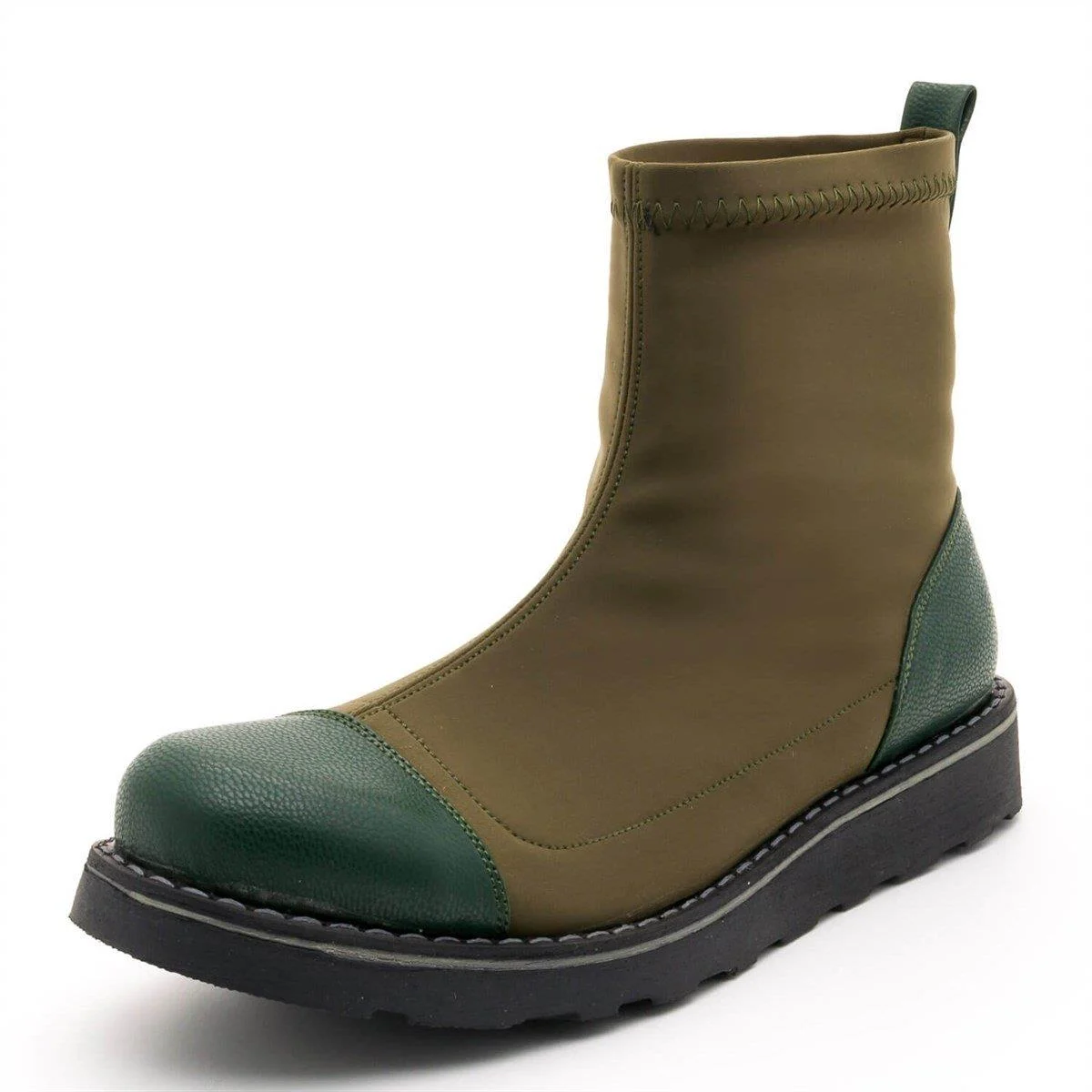 Büyük Numara Streçli Rahat Kadın BOT 19273 haki