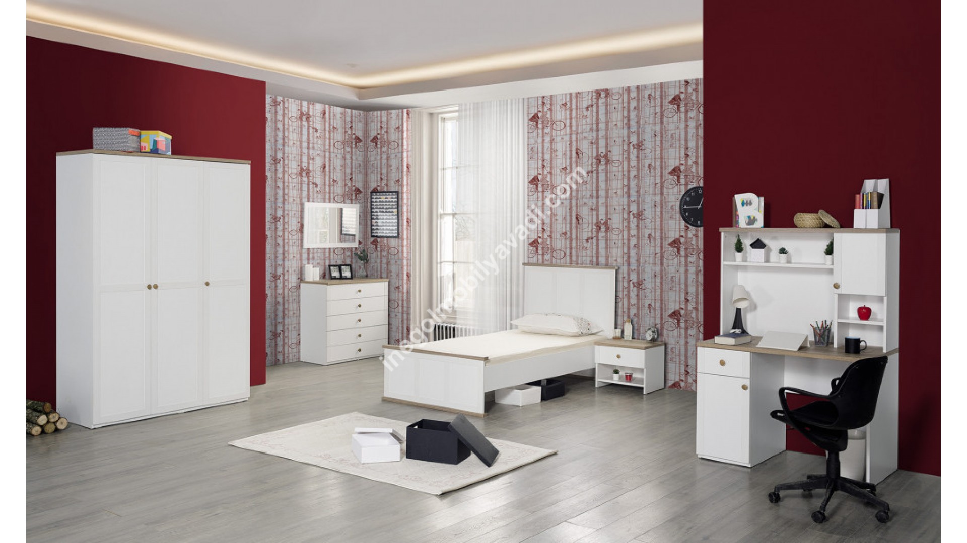 İnegöl Mobilya Alaska Genç Odası Takımı