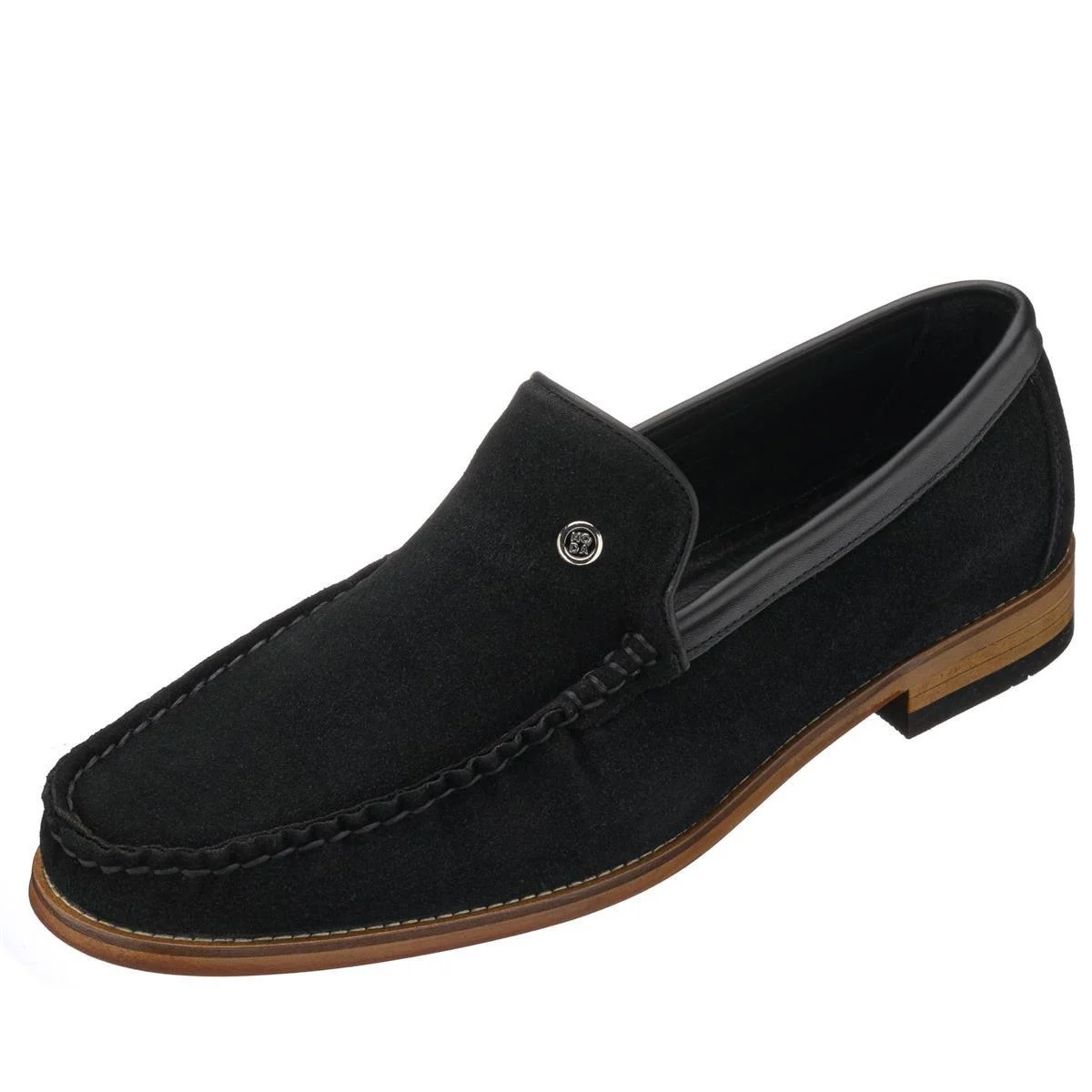 Büyük Numara Üst Kalite Erkek Klasik Ayakkabı - NV02 Siyah süet